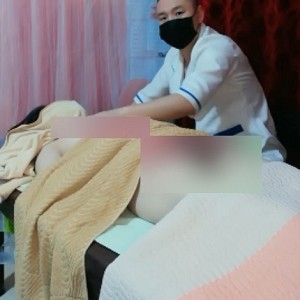 私人按摩养生店549M视频：小伙师傅白肤美少妇拔罐推背，永久有效不补